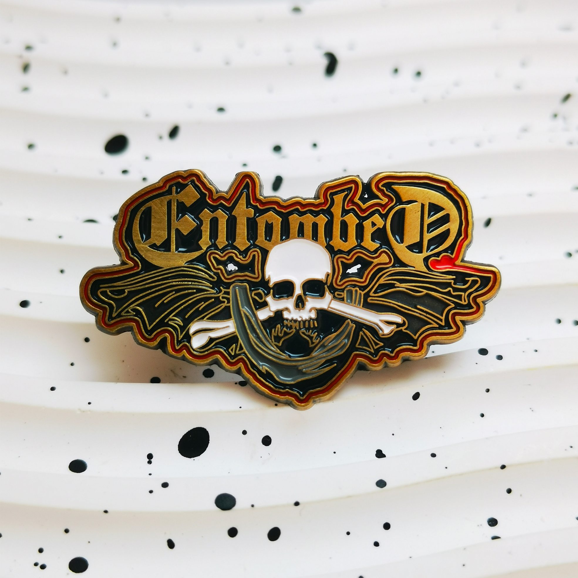 Soft enamel pins