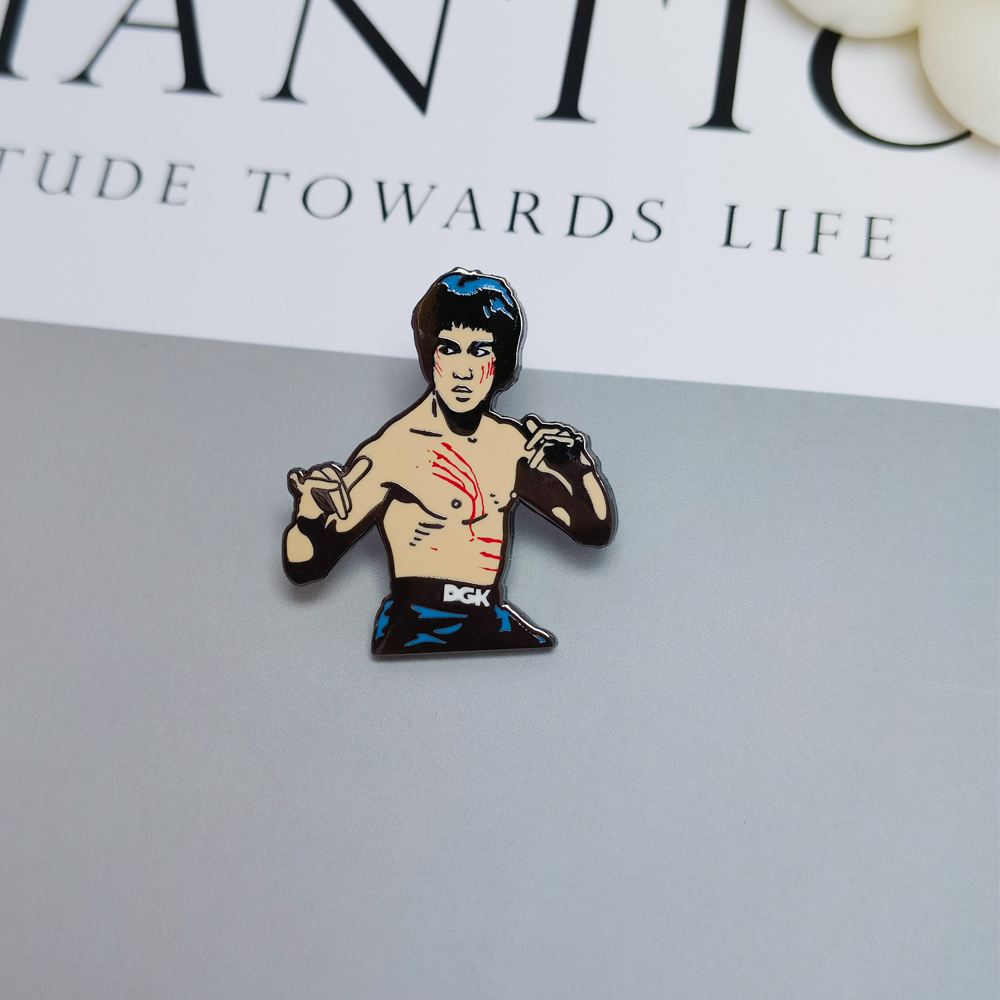 ⚡ Bruce Lee Collectible Pins: Embrace the Dragon's Spirit ⚡