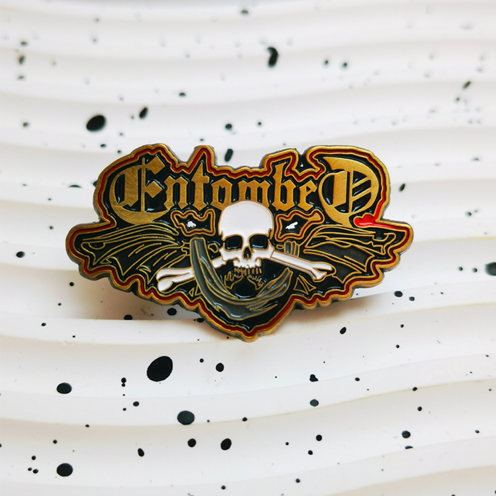 Entombed Death Metal Logo Pin Pack of 5 Pins