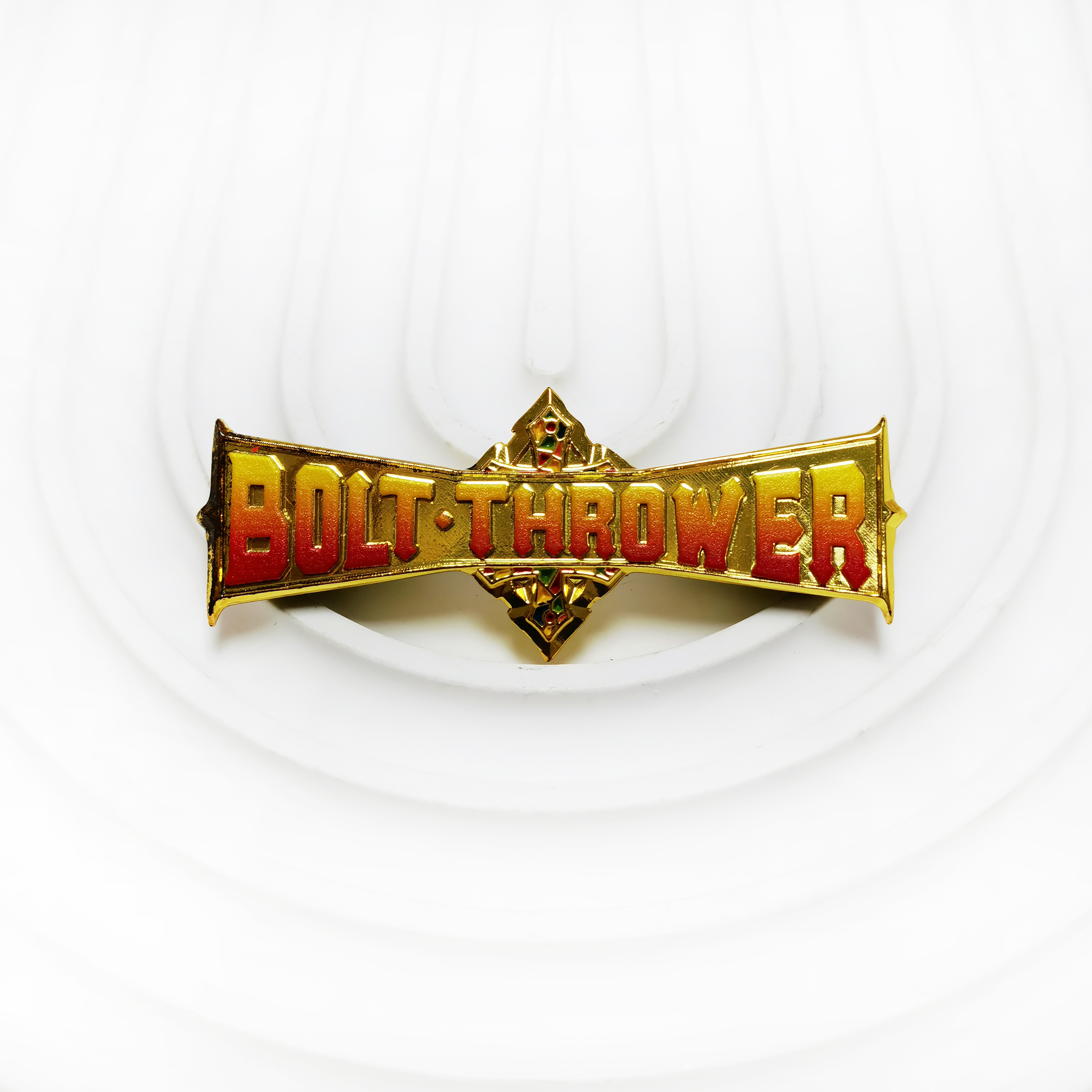 Bolt Thrower Punk Rock Heavy Metal Music Logo Enamel Pin