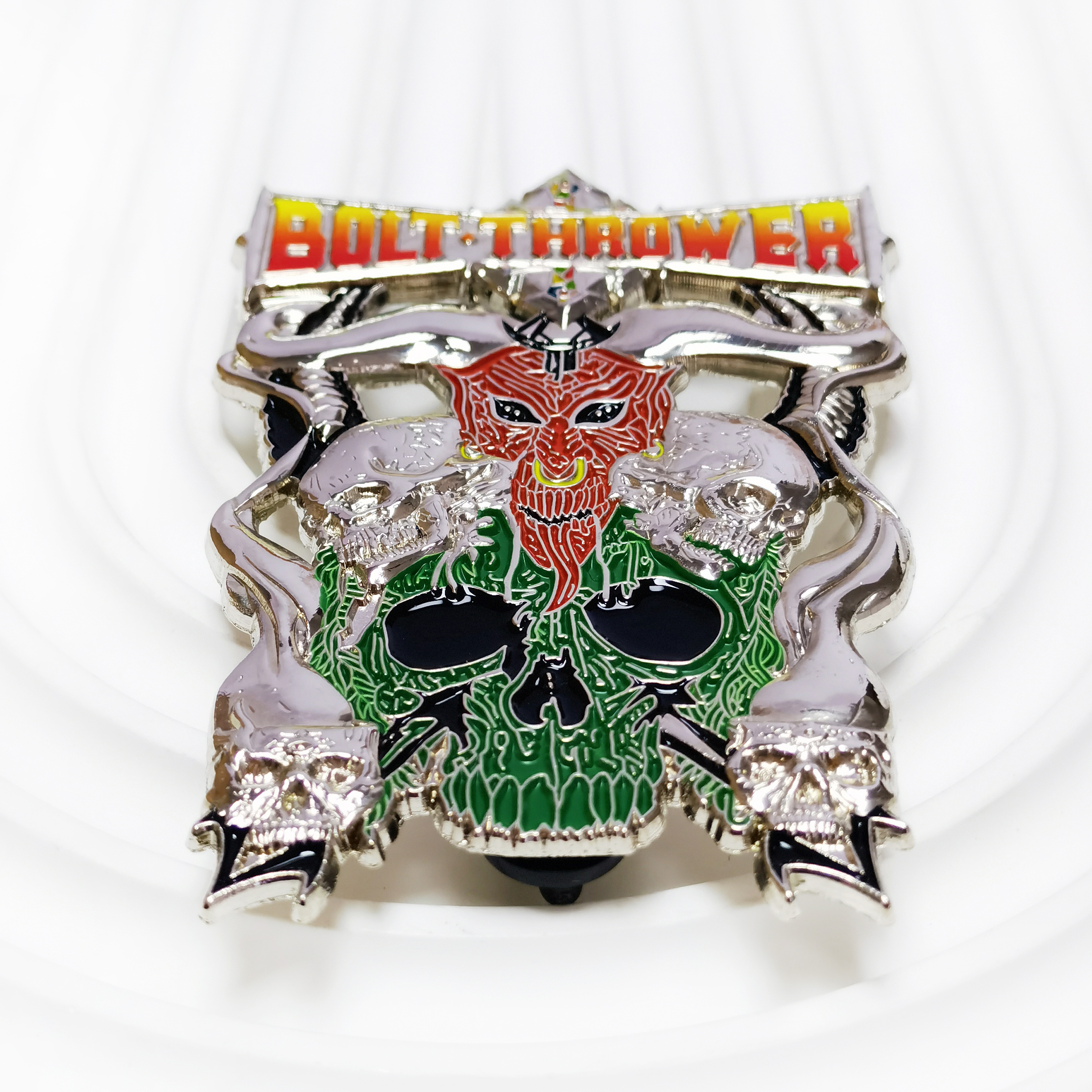 Bolt Thrower Cenotaph Logo Enamel Pin – Heavy Metal Memorabilia