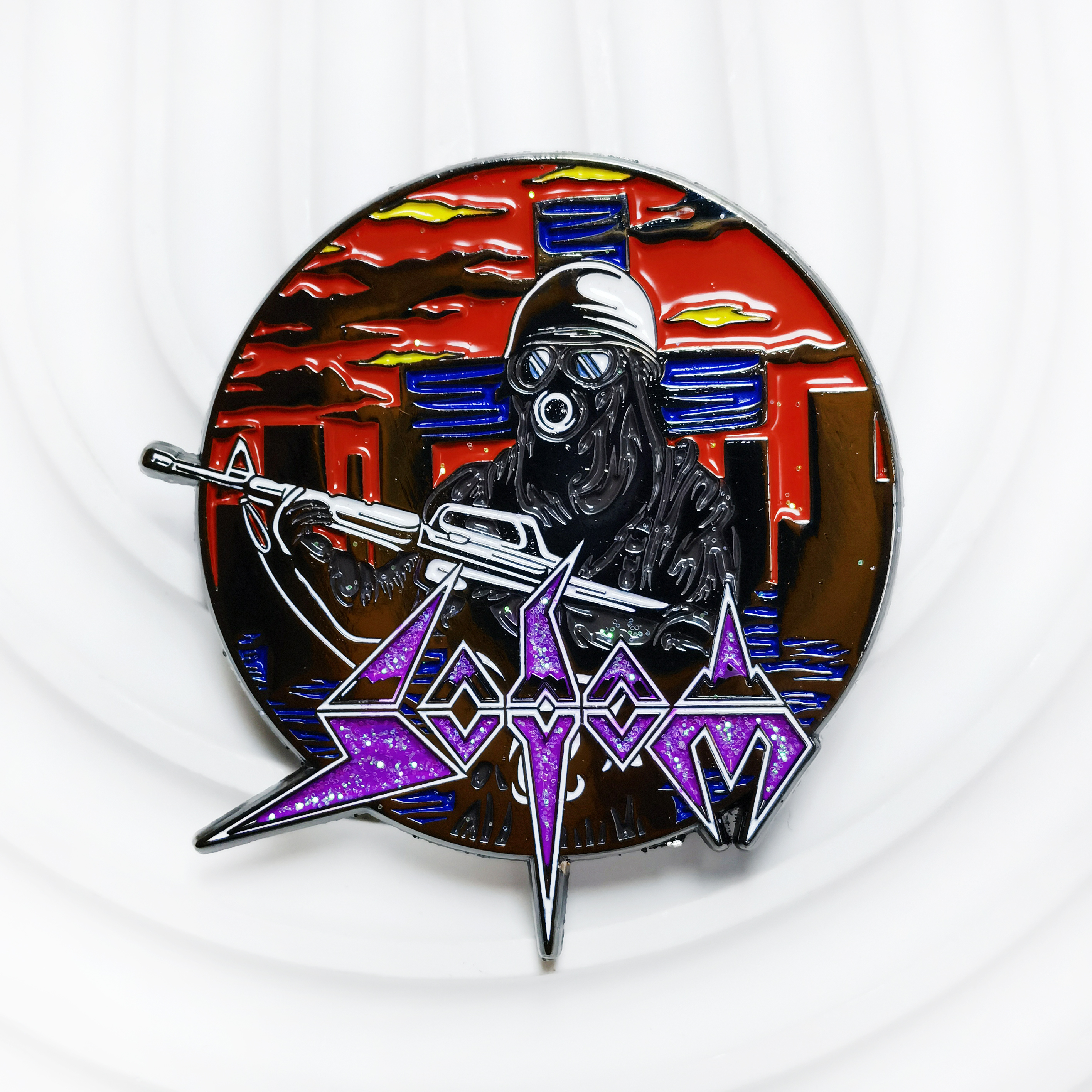 SODOM - "Persecution Mania" Enamel Pin