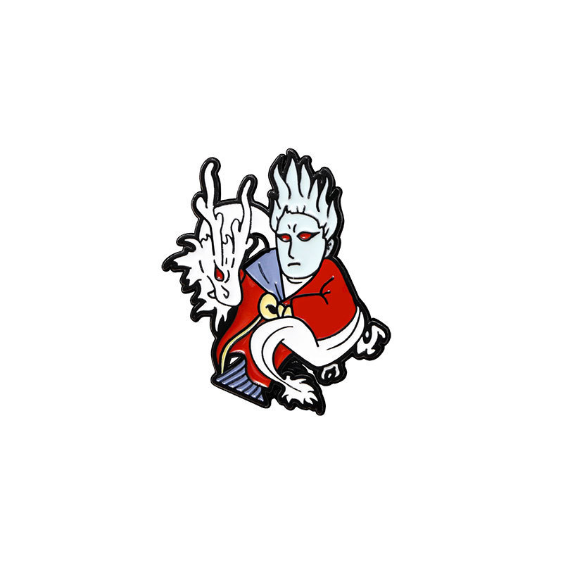 Black Myth Wukong peripheral brooch cartoon destiny man golden hoop Sun Wukong Monkey King alloy paint badge