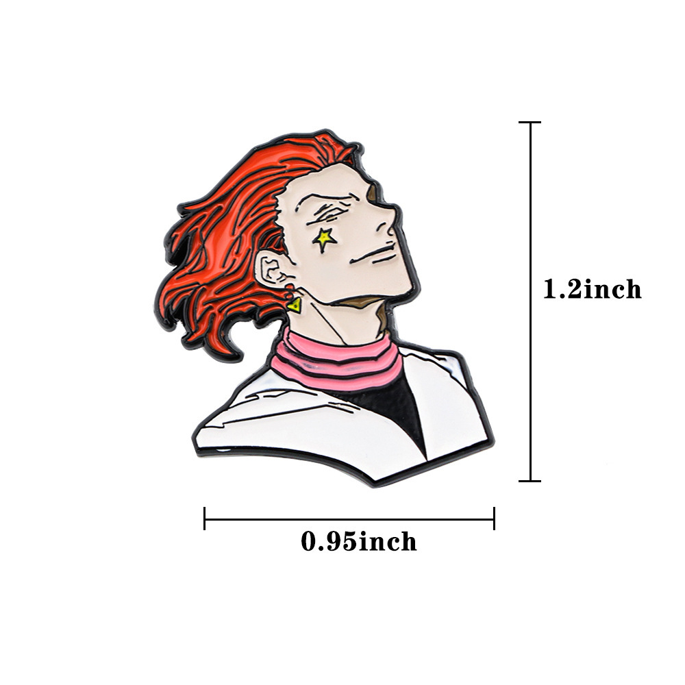 Hunter x Hunter Anime Badge Alloy Oil Drop Brooch Badge Cross-border Foreign Trade Hot-selling Clothing Backpack Jewelry Accessories