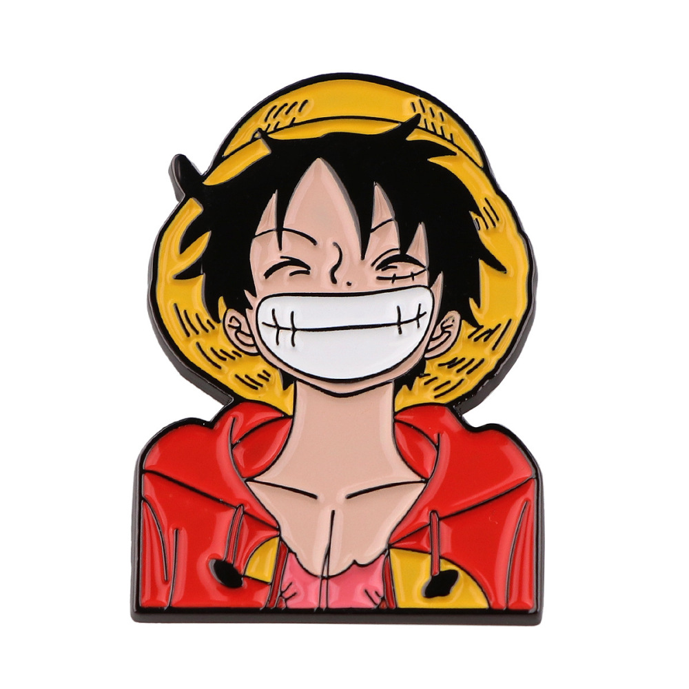 Monkey D. Luffy Soft Enamel Pin – ONE PIECE Pinrealm Collection