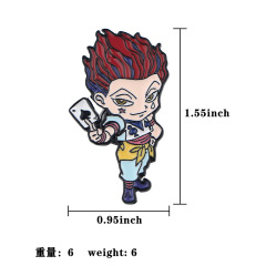 Japan Anime Hunter x Hunter Hisoka, Gon Freecss & Killua Zoldyck Enamel Pins