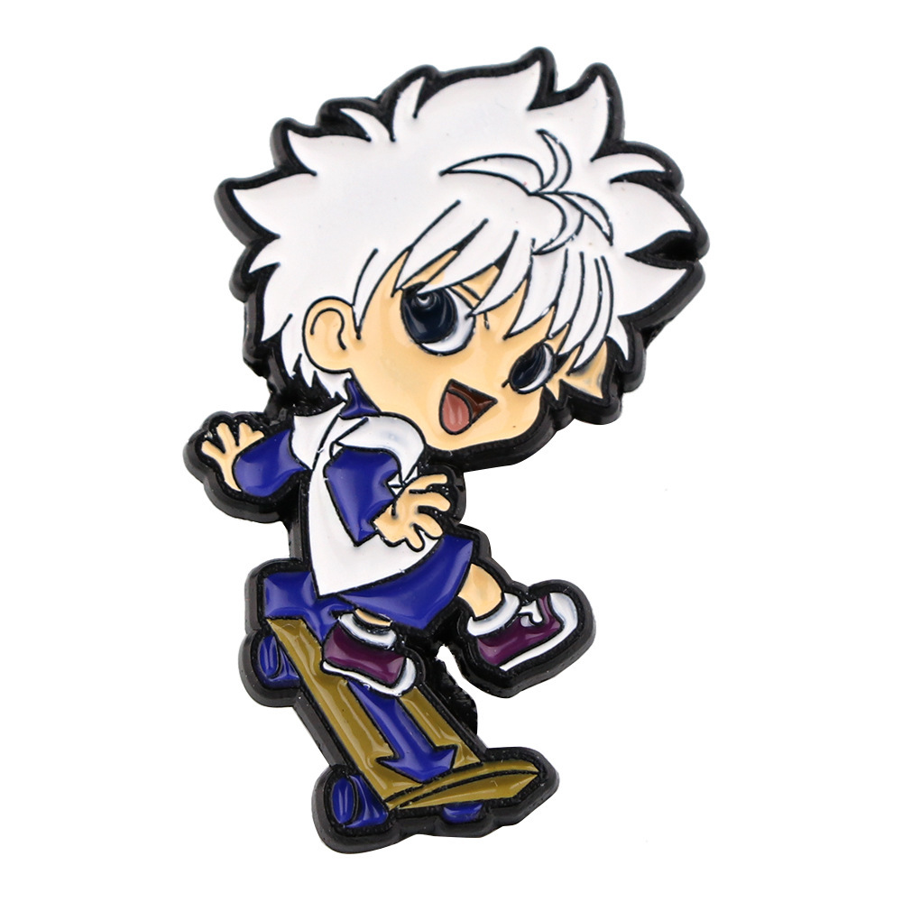 Japan Anime Hunter x Hunter Hisoka, Gon Freecss & Killua Zoldyck Enamel Pins