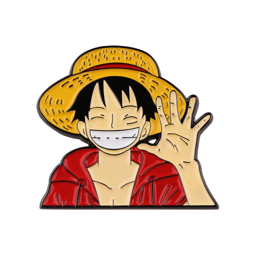 Monkey D. Luffy Soft Enamel Pin – ONE PIECE Pinrealm Collection