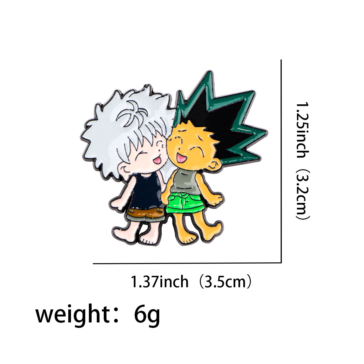 Hunter x Hunter Anime Badge Alloy Oil Drop Brooch Badge Cross-border Foreign Trade Hot-selling Clothing Backpack Jewelry Accessories