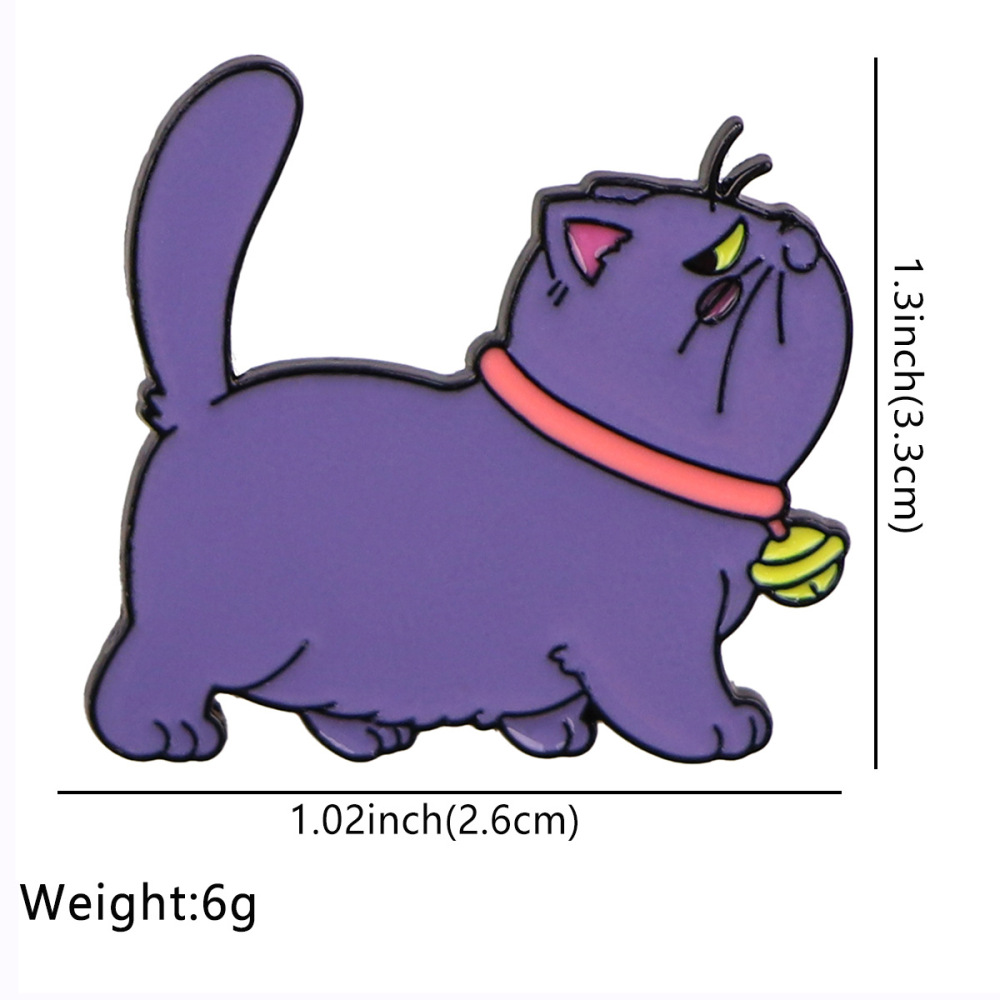 Cute cat brooch badge clothing backpack jewelry accessories pin oil drop alloy badge cross-border foreign trade hot sale
