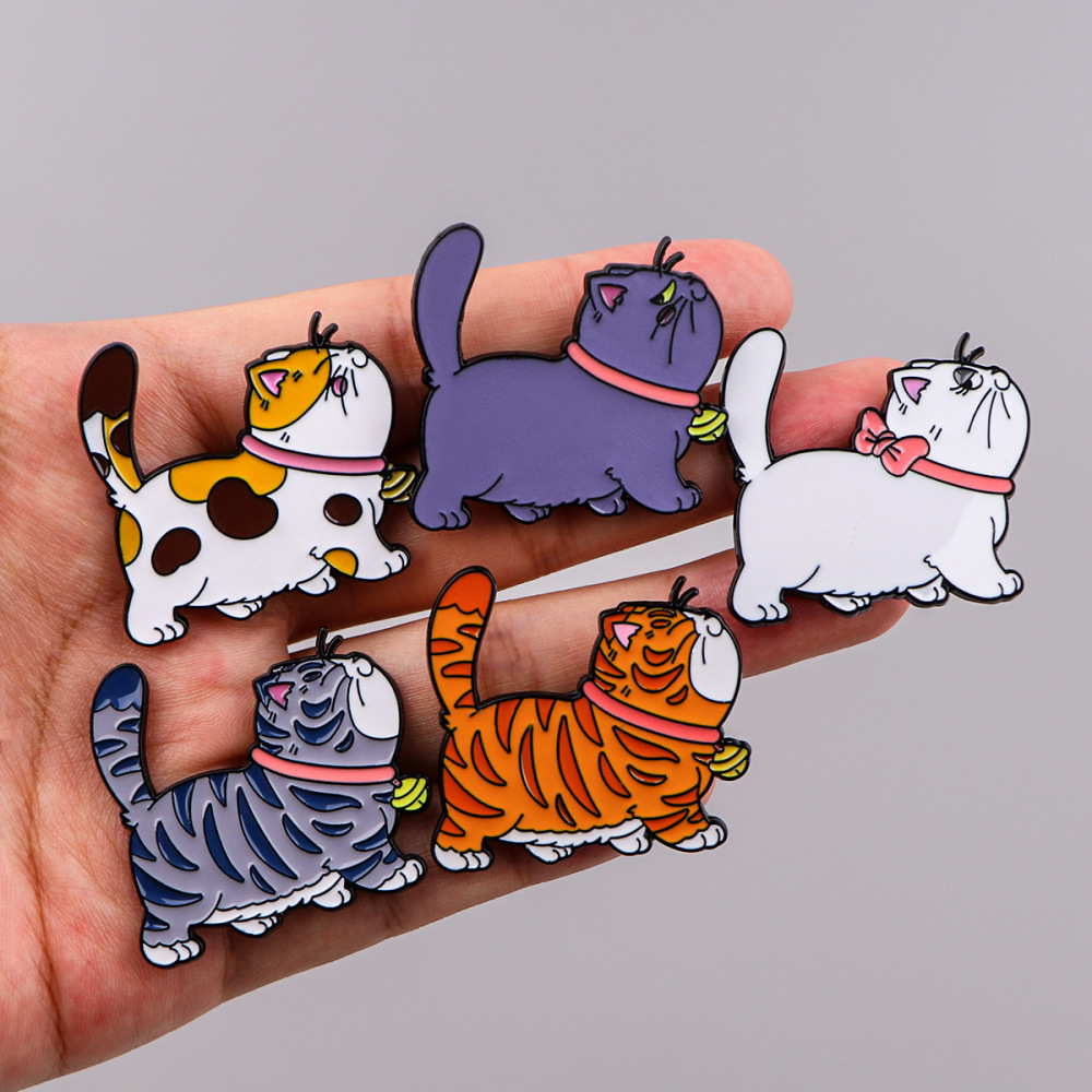 cat enamel pins