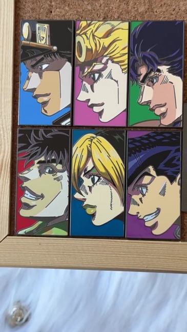 JoJo's Bizarre Adventure Hard Enamel Pin - Vibrant Design - Pinrealm Collection