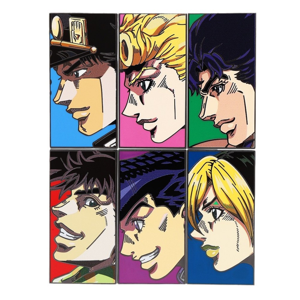 JoJo's Bizarre Adventure Hard Enamel Pin - Vibrant Designs - Pinrealm Collection
