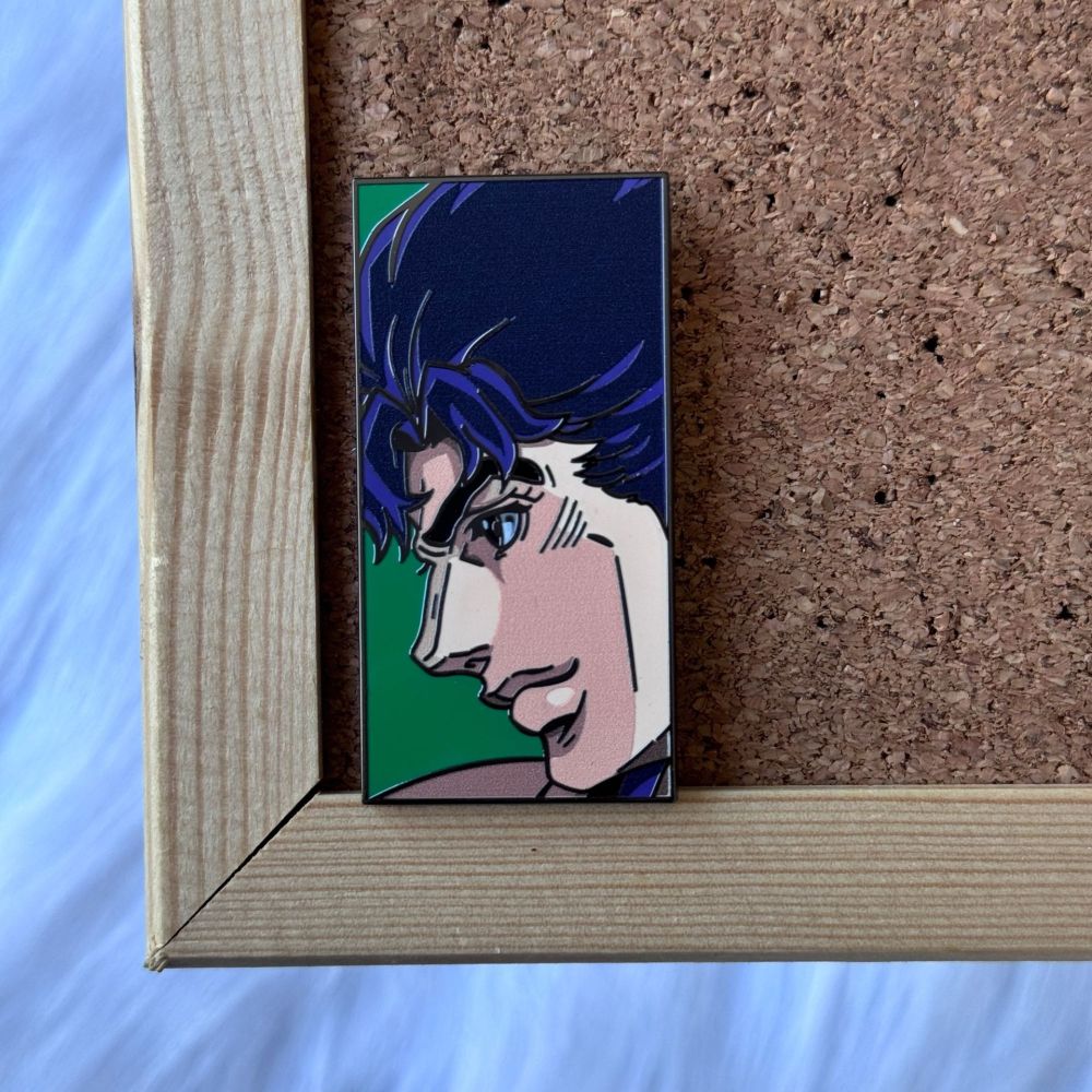 JoJo's Bizarre Adventure Hard Enamel Pin in green