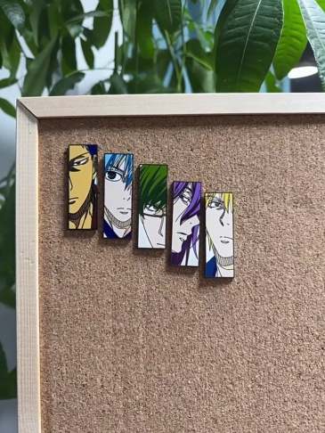 Kuroko's basketball Lapel Pins Kise Ryota Midorima Shintaro Murasakibara Atsushi Kuroko Tetsuya Aomine Daiki