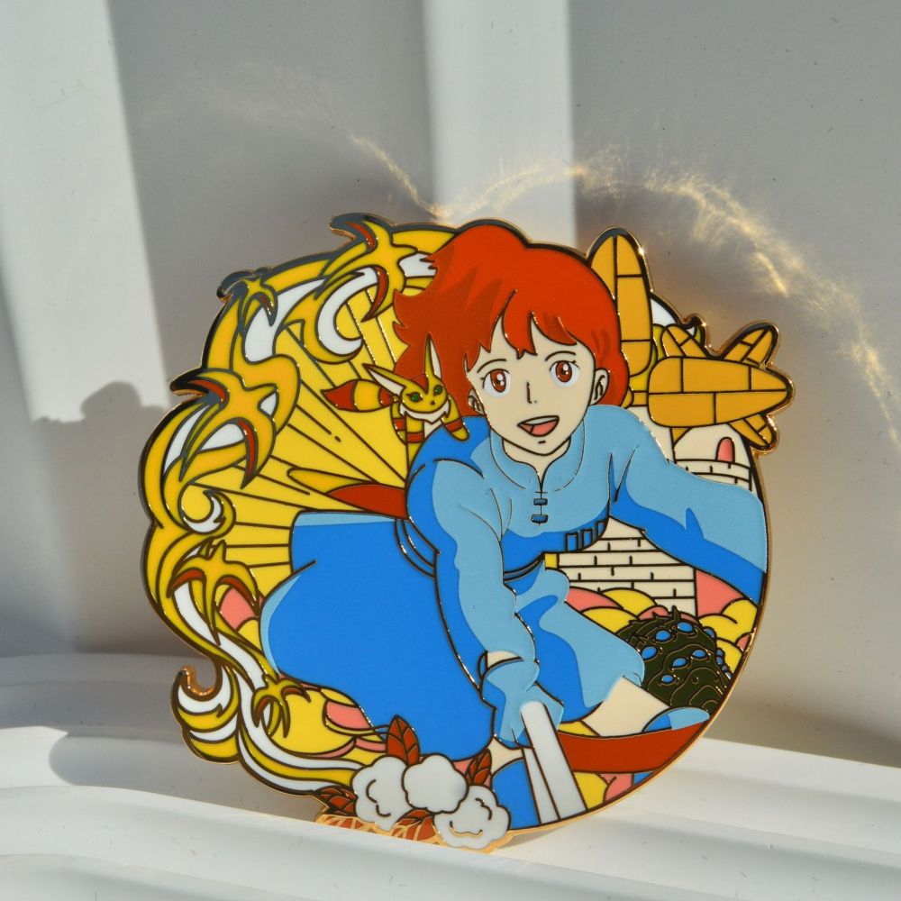 Nausicaä of the Valley of the Wind Enamel Pin – Hayao Miyazaki Fan Art