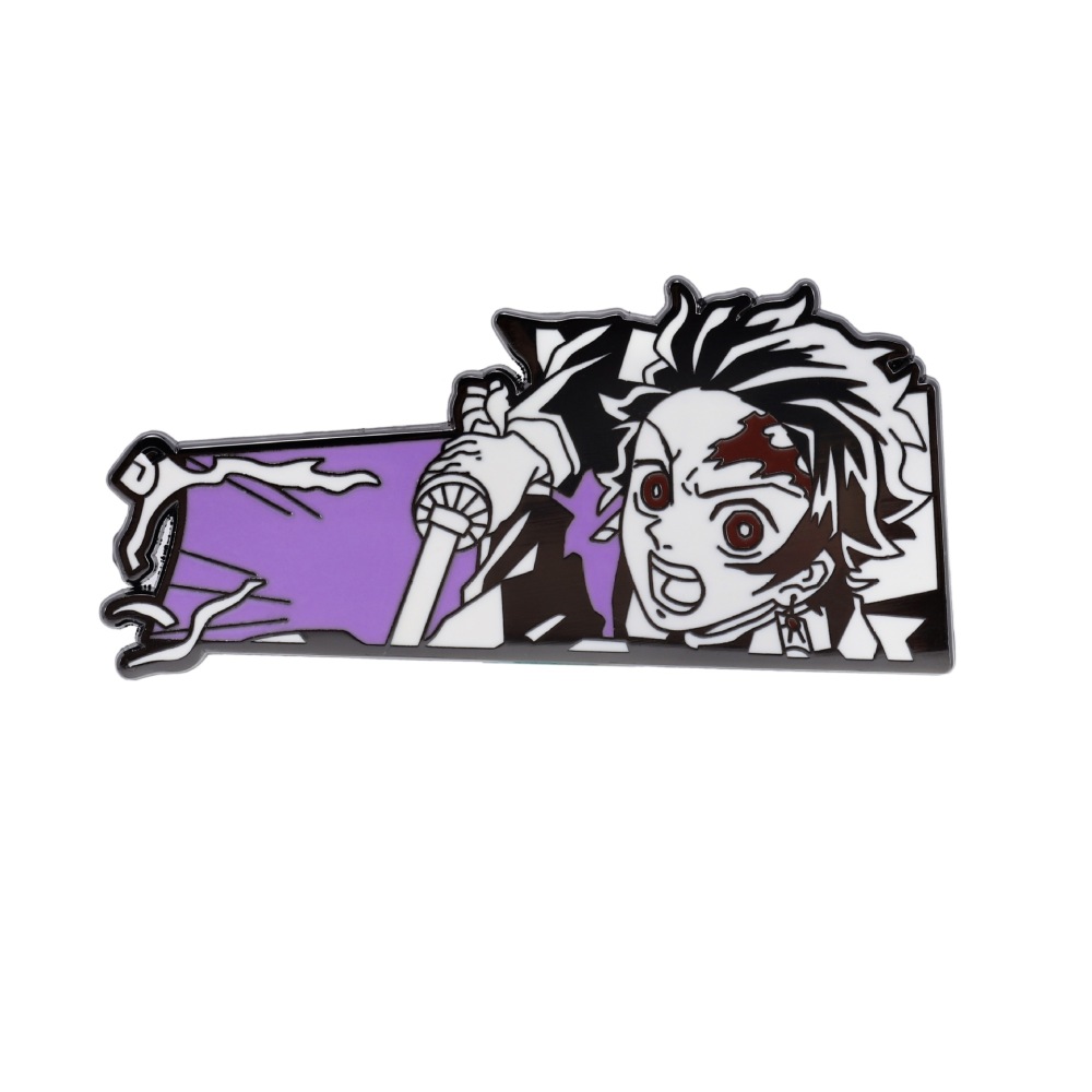Demon Slayer Enamel Pin Set – Inosuke, Nezuko, Tanjiro & Zenitsu (Hard Enamel)