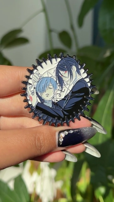 Black Butler - Charles Sebastian Soft Enamel Pin | Anime Collectible