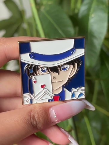 Detective Conan - Kaito KID Soft Enamel Pin | Japanese Anime Collectible
