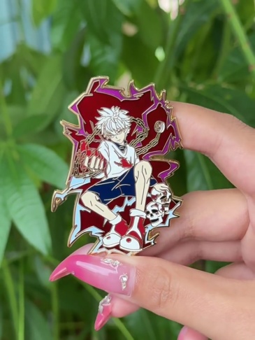 Hunter x Hunter - Killua Zoldyck Hard Enamel Pin - Pinrealm Collection