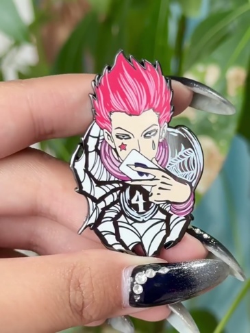 Hunter x Hunter Lapel Pins - Hisoka & Chrollo Hard Enamel Pins - Pinrealm Collection