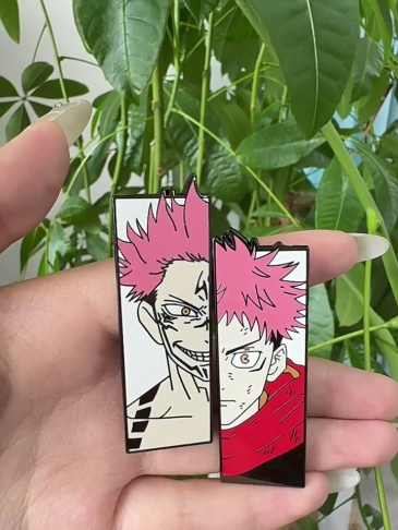Jujutsu Kaisen - Itadori Yuji & Ryomen Sukuna Hard Enamel Pins - Pinrealm Collection