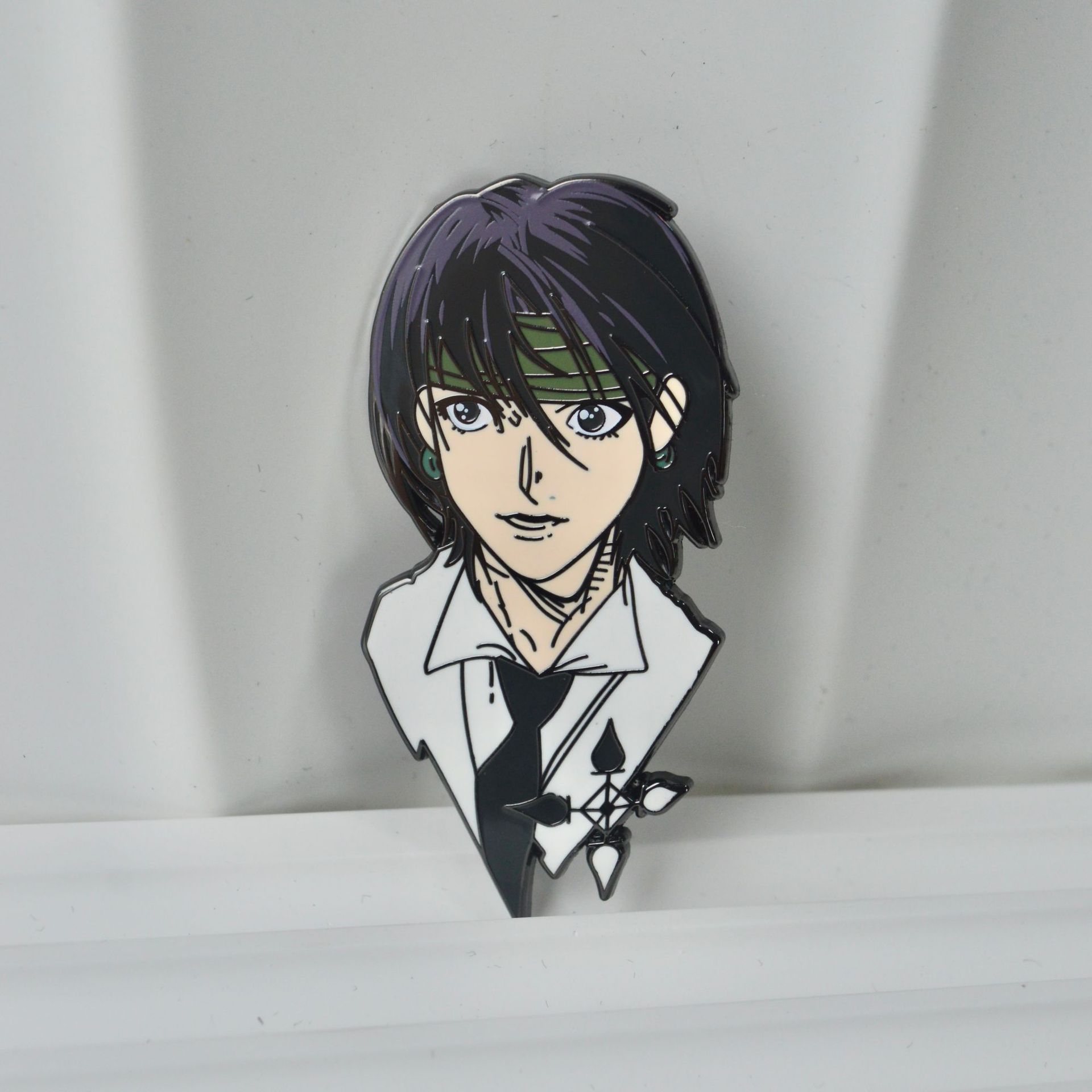 Hunter x Hunter brooch Hisoka metal brooch Chrollo enamel badge Japanese anime metal badge pin