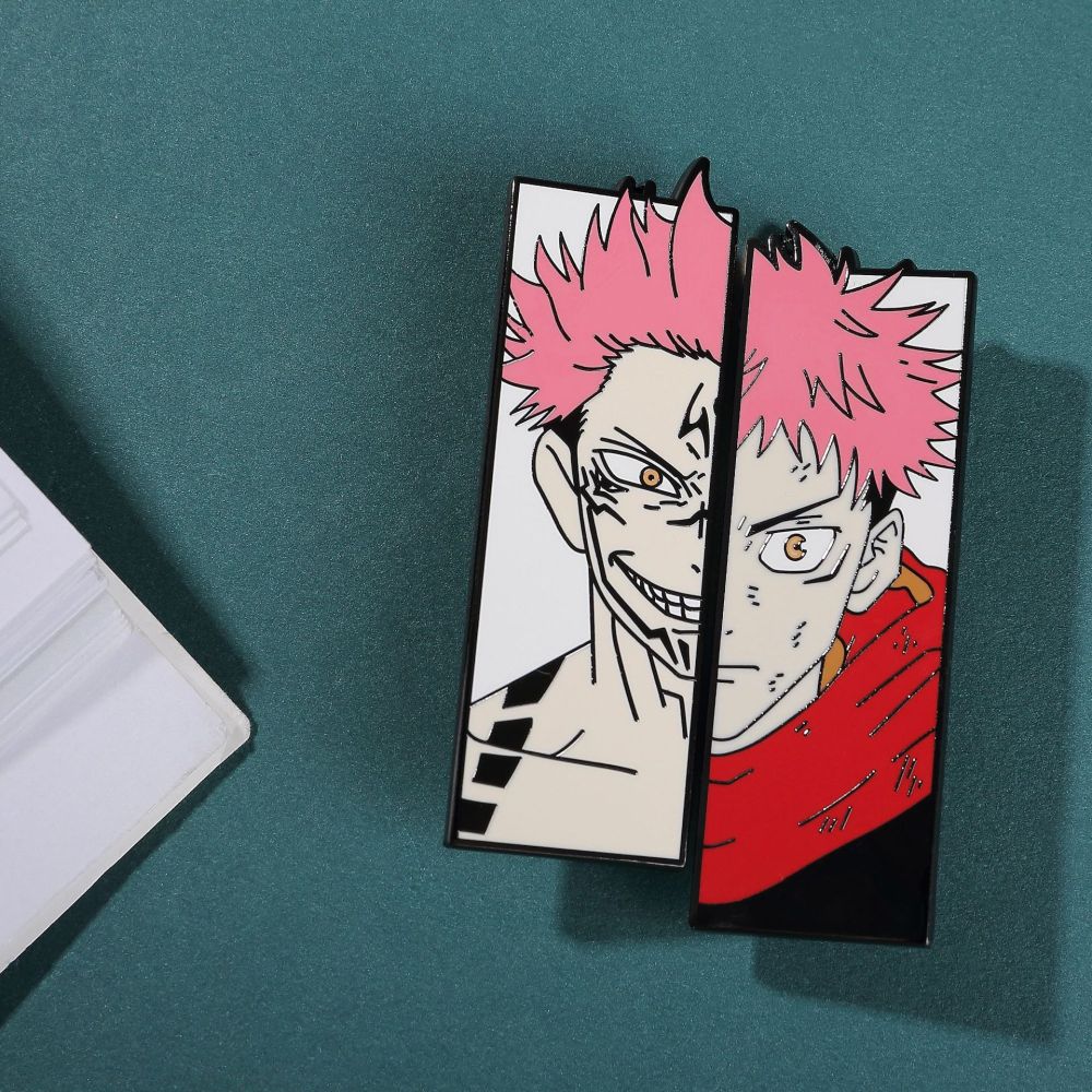 Jujutsu Kaisen - Itadori Yuji & Ryomen Sukuna Hard Enamel Pins - Pinrealm Collection