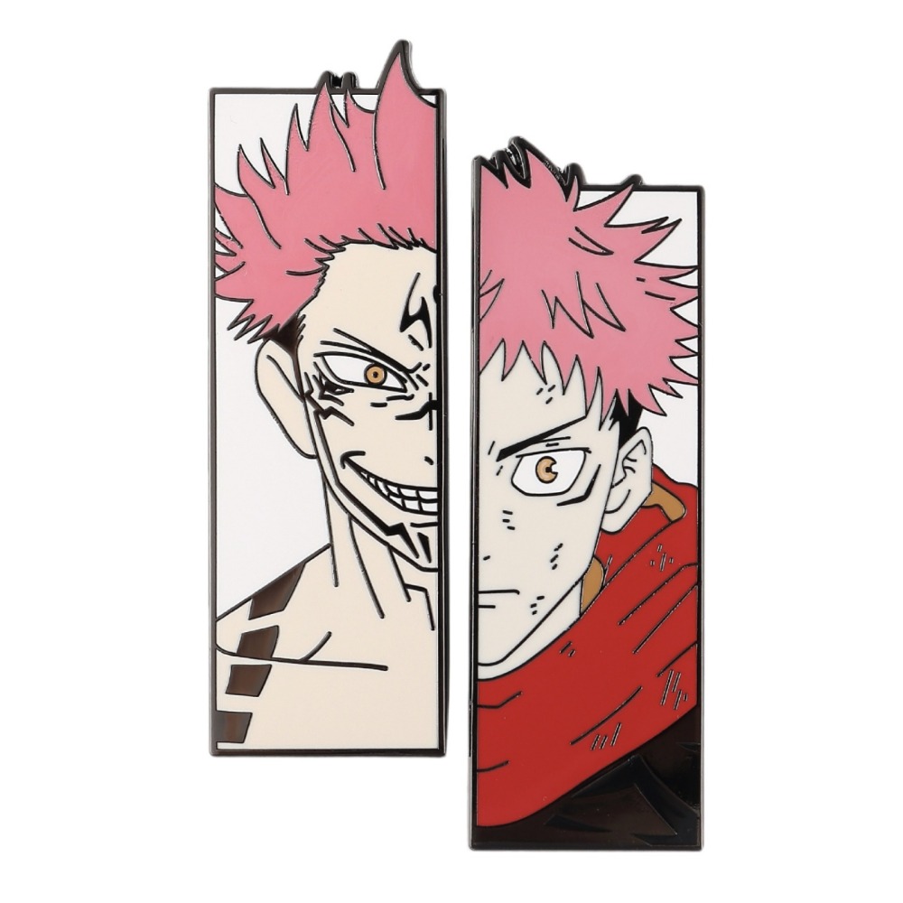Jujutsu Kaisen - Itadori Yuji & Ryomen Sukuna Hard Enamel Pins - Pinrealm Collection