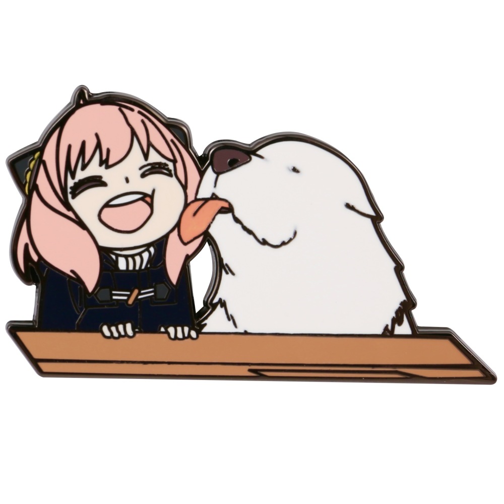 Spy house metal badge Ania Bond enamel badge anime cute brooch bag accessories