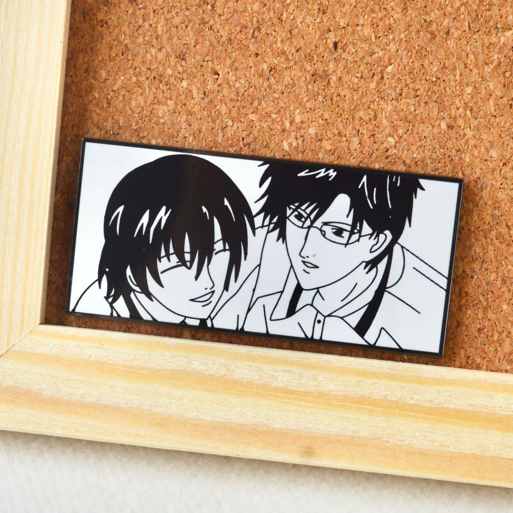 Prince of Tennis metal badge Tezuka Kunimitsu Fuji Shusuke enamel metal brooch school bag accessories pin