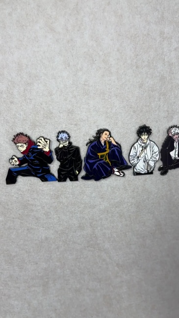 Jujutsu Kaisen Enamel Pins – Yuta Okkotsu, Suguru Geto, Satoru Gojo & Yuji Itadori