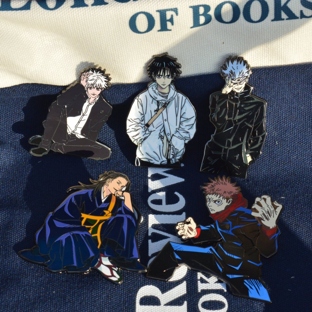 Curse Return Alloy Badge Otsutsukoshi Yuta Natsuyuki Gojo Satoru Tiger Stick Medal Gift Accessories