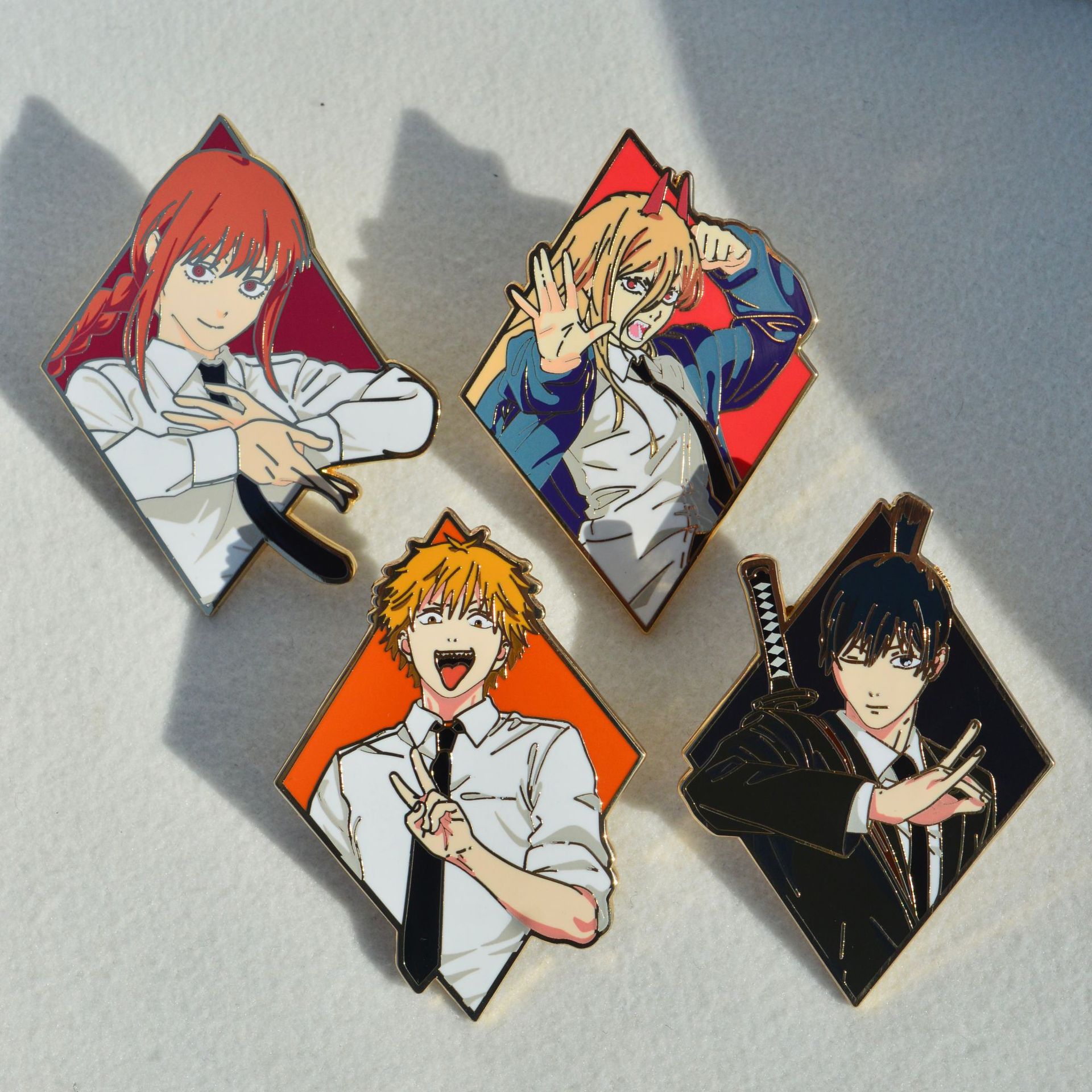 Chainsaw Man Enamel Pins Denji Power Aki Hayakawa Makima 2 45