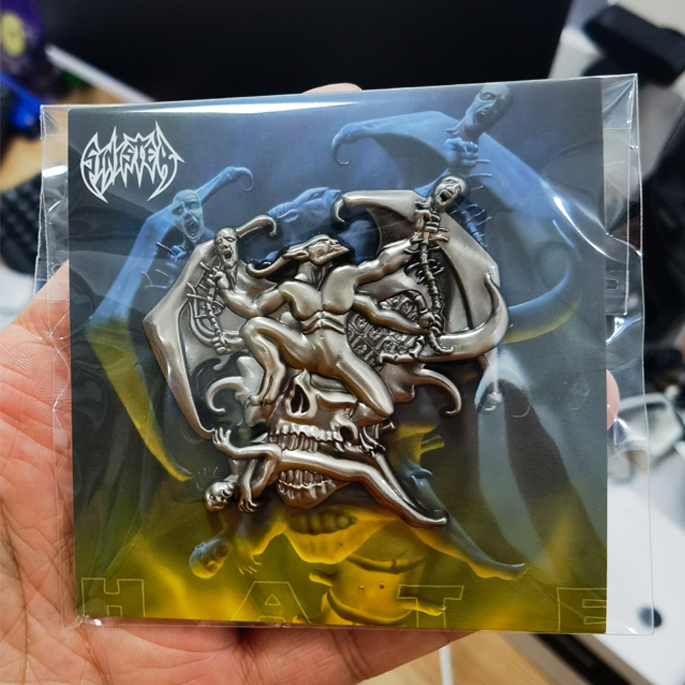 Hate Album by Sinister - 3D Relievo Pin