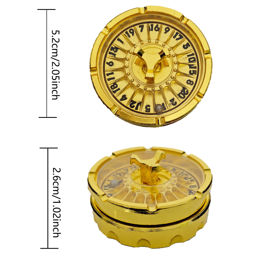 Dimensions of Ball Turntable Metal Dice Set – Cthulhu, Dragon, and Dungeon Themes for RPGs