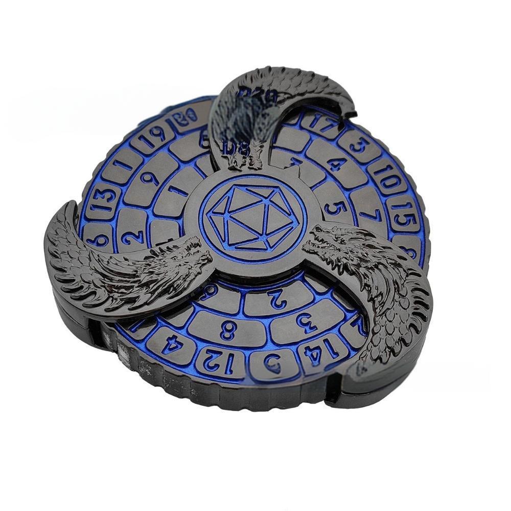 Sadaharu Metal Fingertip Spinning Dice Set – Dragon, Dungeon & Cthulhu RPG Metal Dice