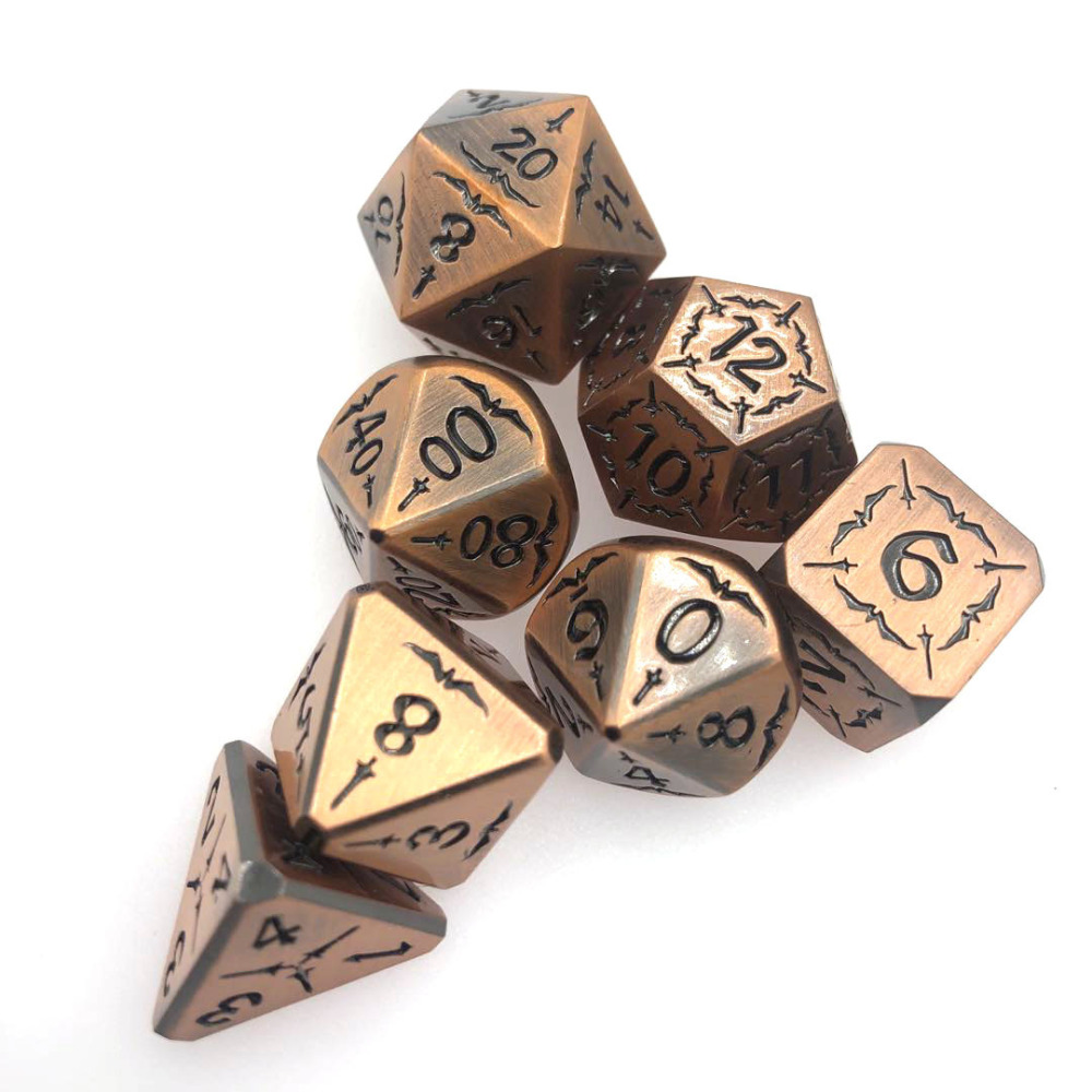 New Cthulhu running group metal dice digital set dice