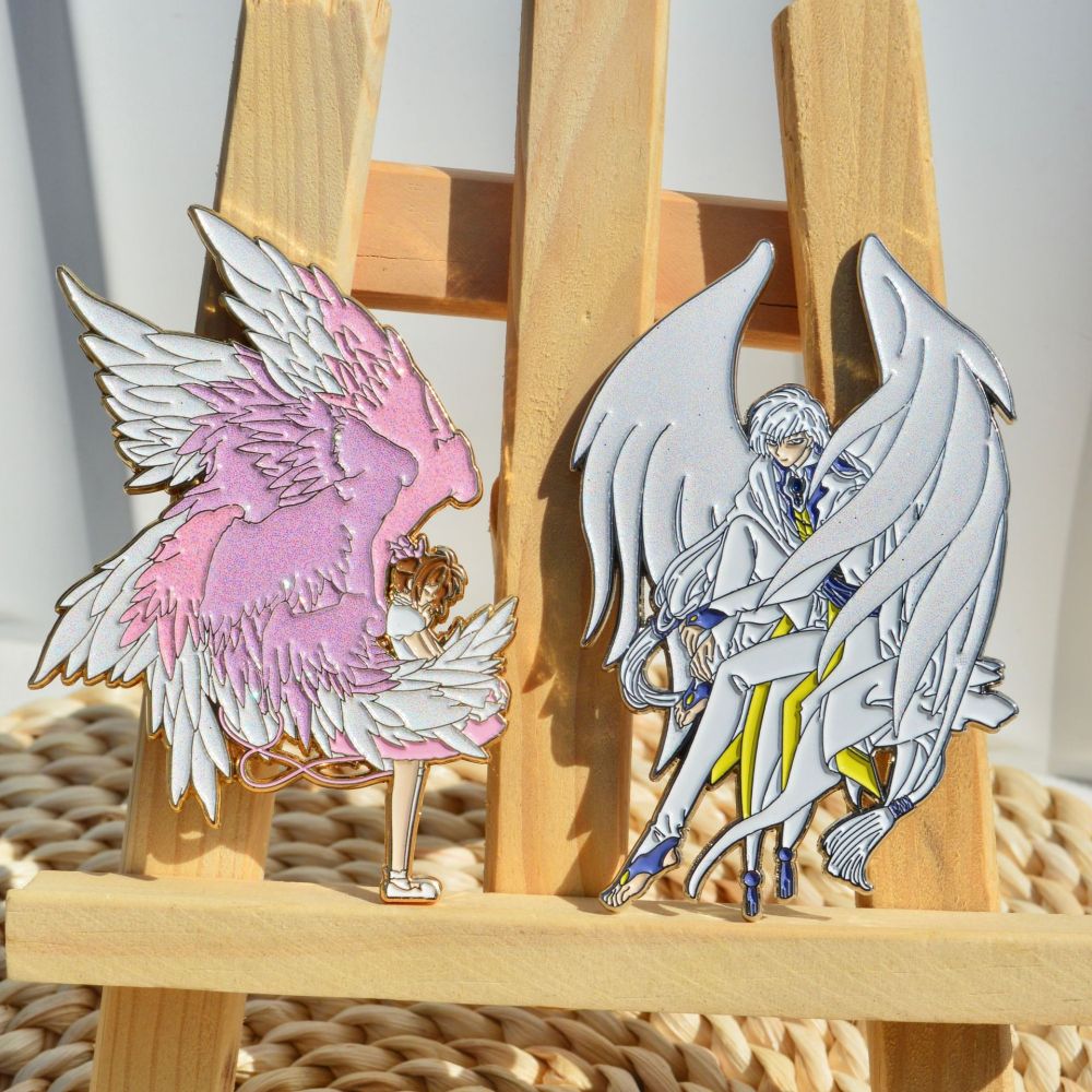 Cardcaptor Sakura Badge Judge Moon Metal Badge Sakura Cute Anime Schoolbag Accessories Pin