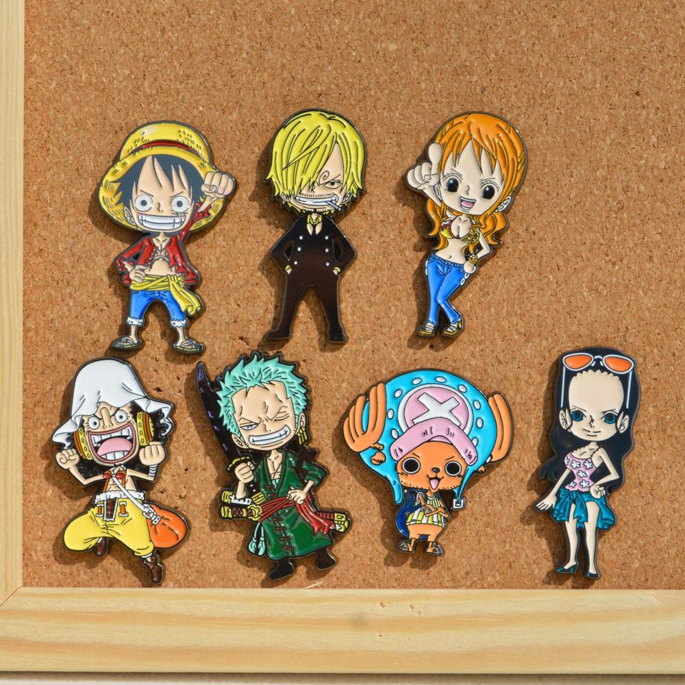 One Piece Enamel Pins 