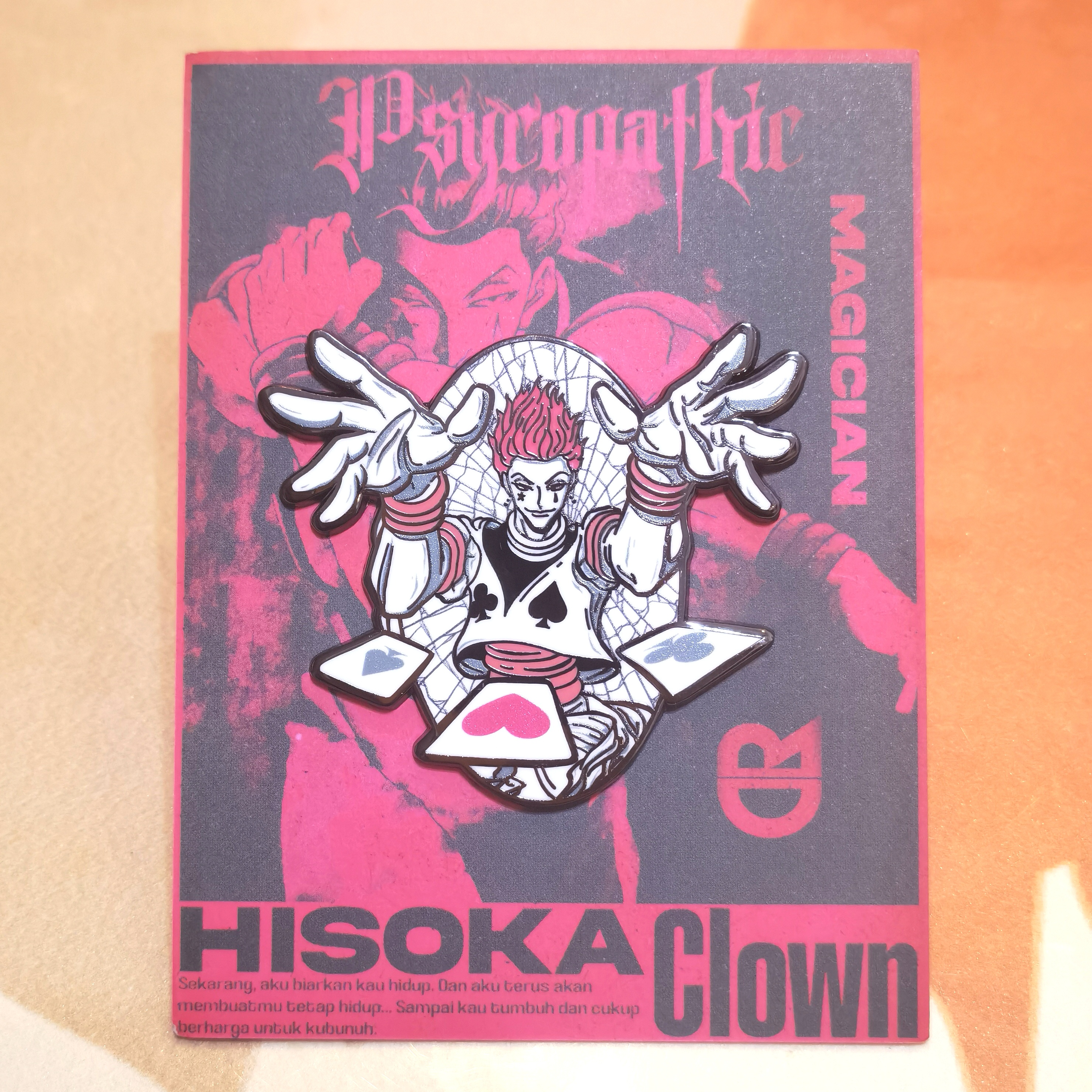Hunter x Hunter Hard Enamel Pin – Hisoka