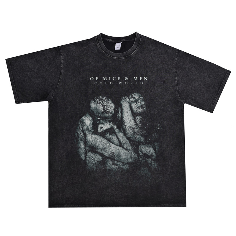 European and American rock Of Mice and Men band printed T-shirt short sleeve loose men and women