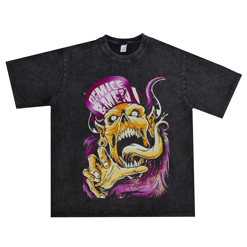 European and American rock Of Mice and Men band printed T-shirt short sleeve loose men and women