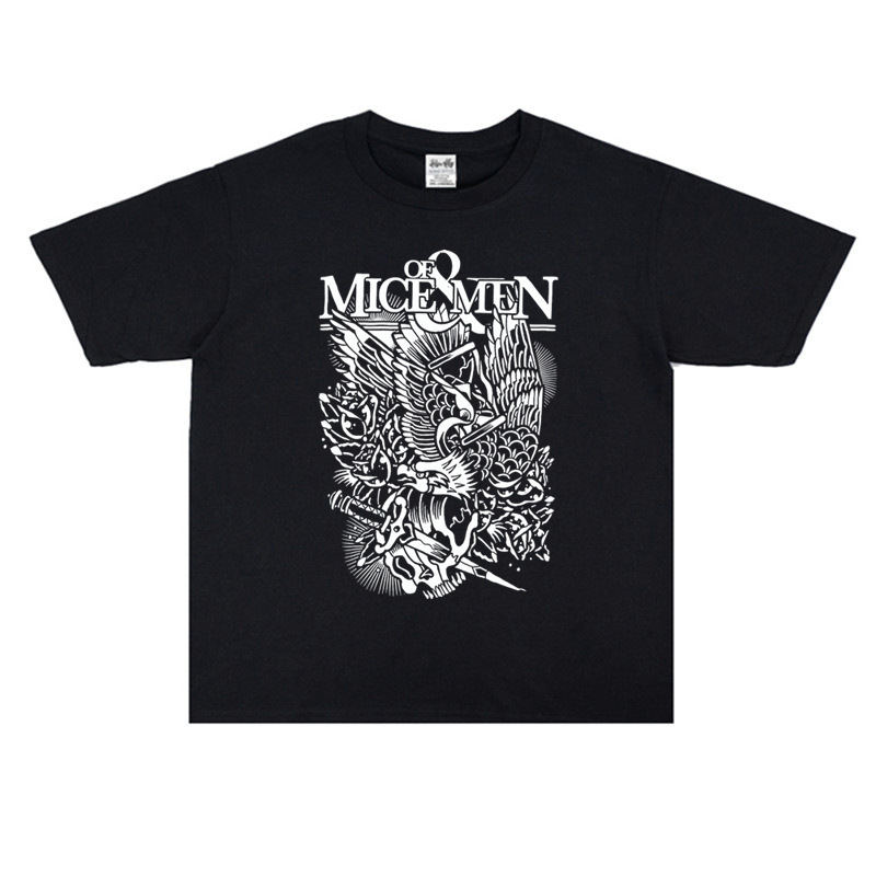 European and American rock Of Mice and Men band printed T-shirt short sleeve loose men and women