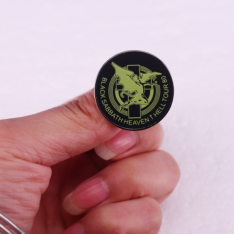 Heavy Metal Band Logo Pins Collection