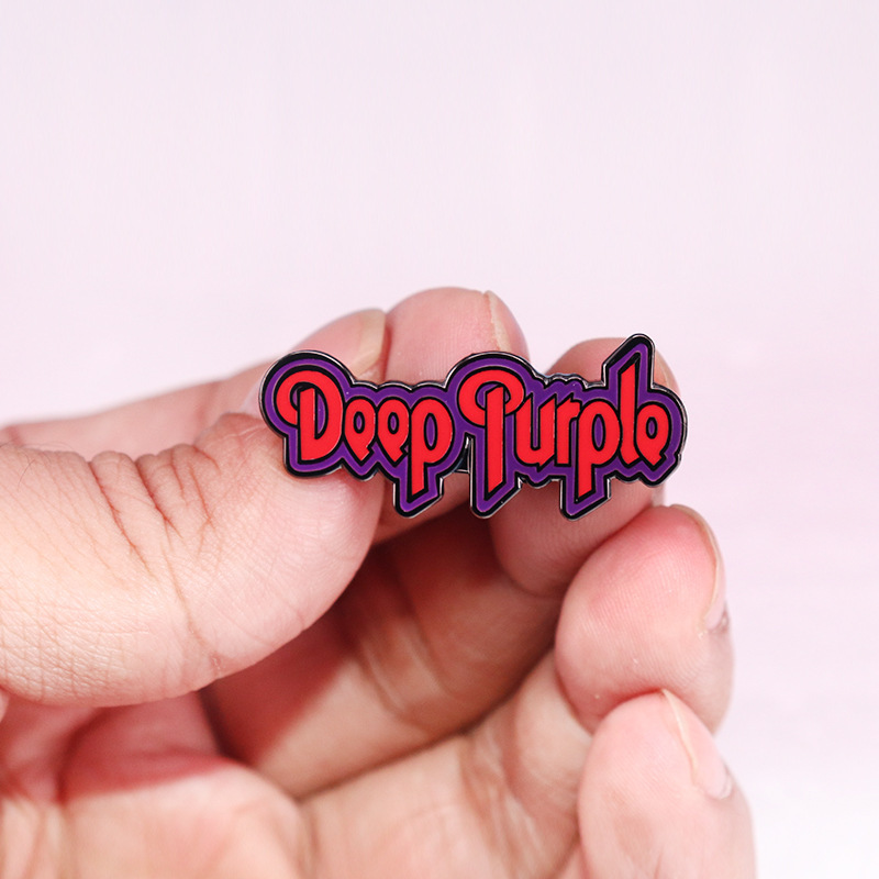 Heavy Metal Band Logo Pins Collection