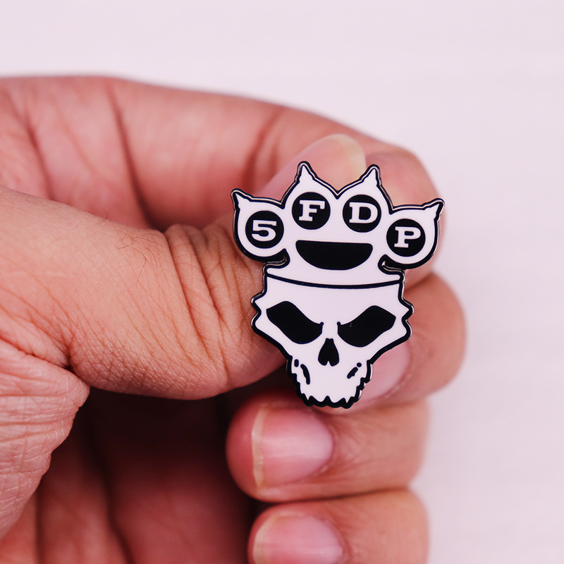 Heavy Metal Band Logo Pins Collection