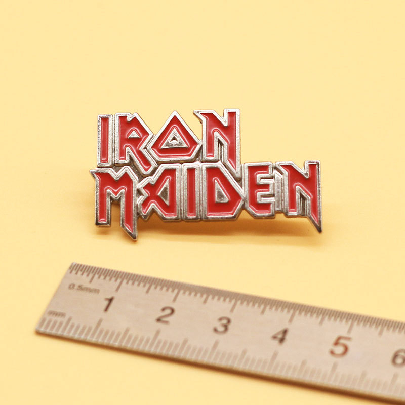 Heavy Metal Band Logo Pins Collection