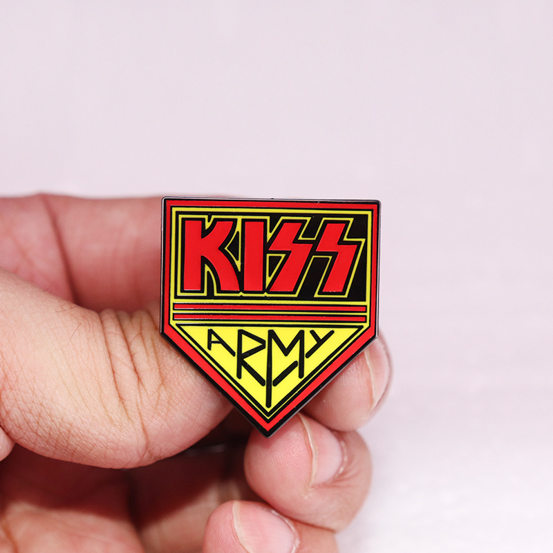 Heavy Metal Band Logo Pins Collection
