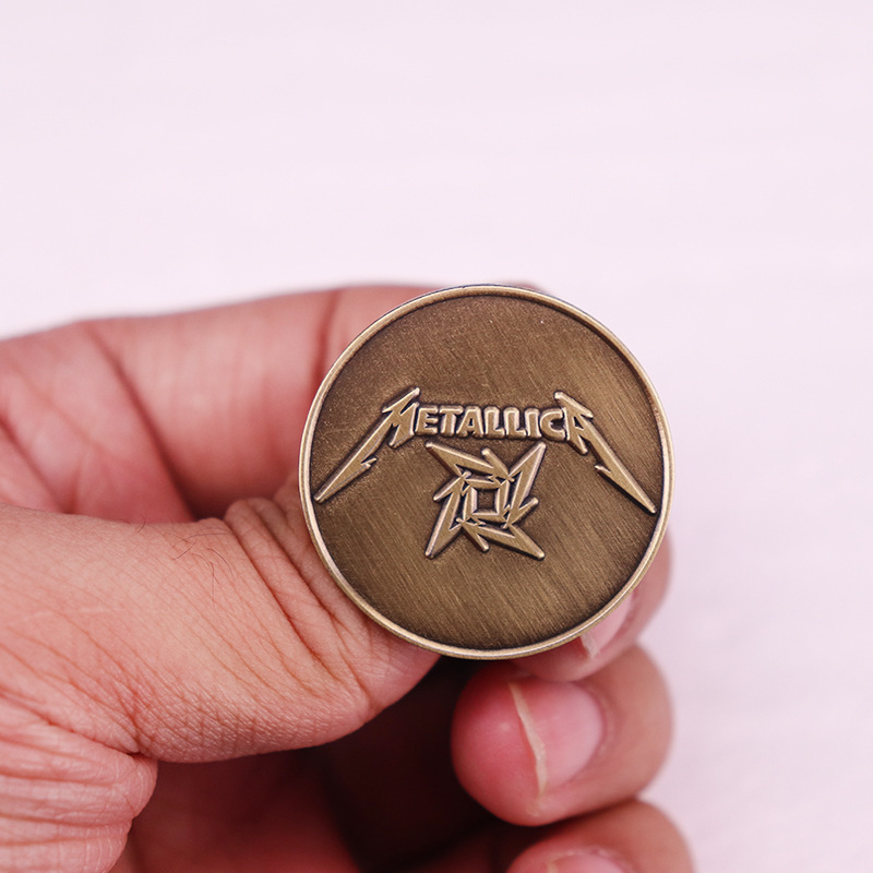 Heavy Metal Band Logo Pins Collection